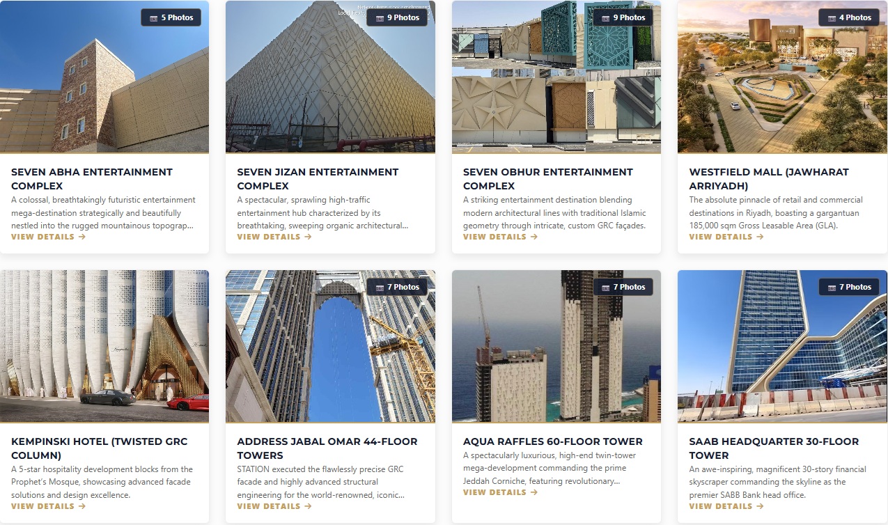 Architectural Facade Projects Showcase